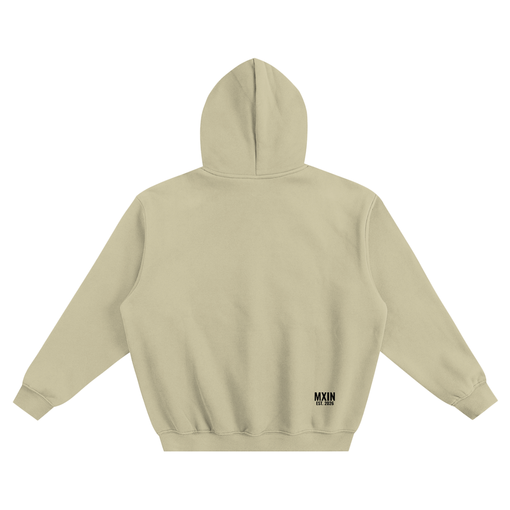 Fleeced Boxy Hoodie