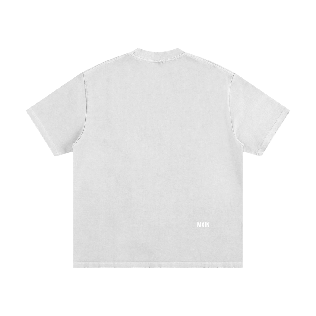Heavyweight Vintage Washed Frayed T-Shirt