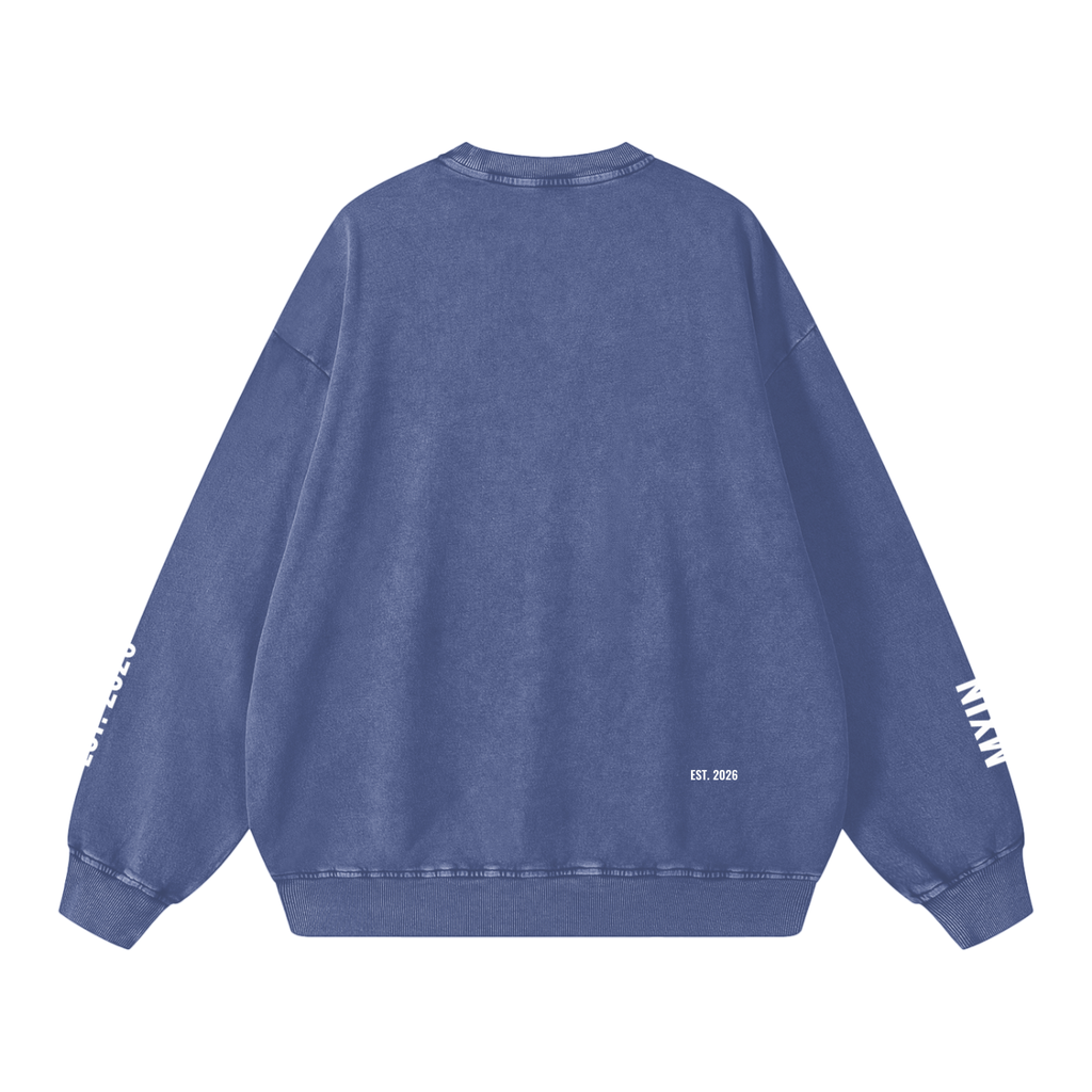 Snow Washed Oversized Sweatshirt