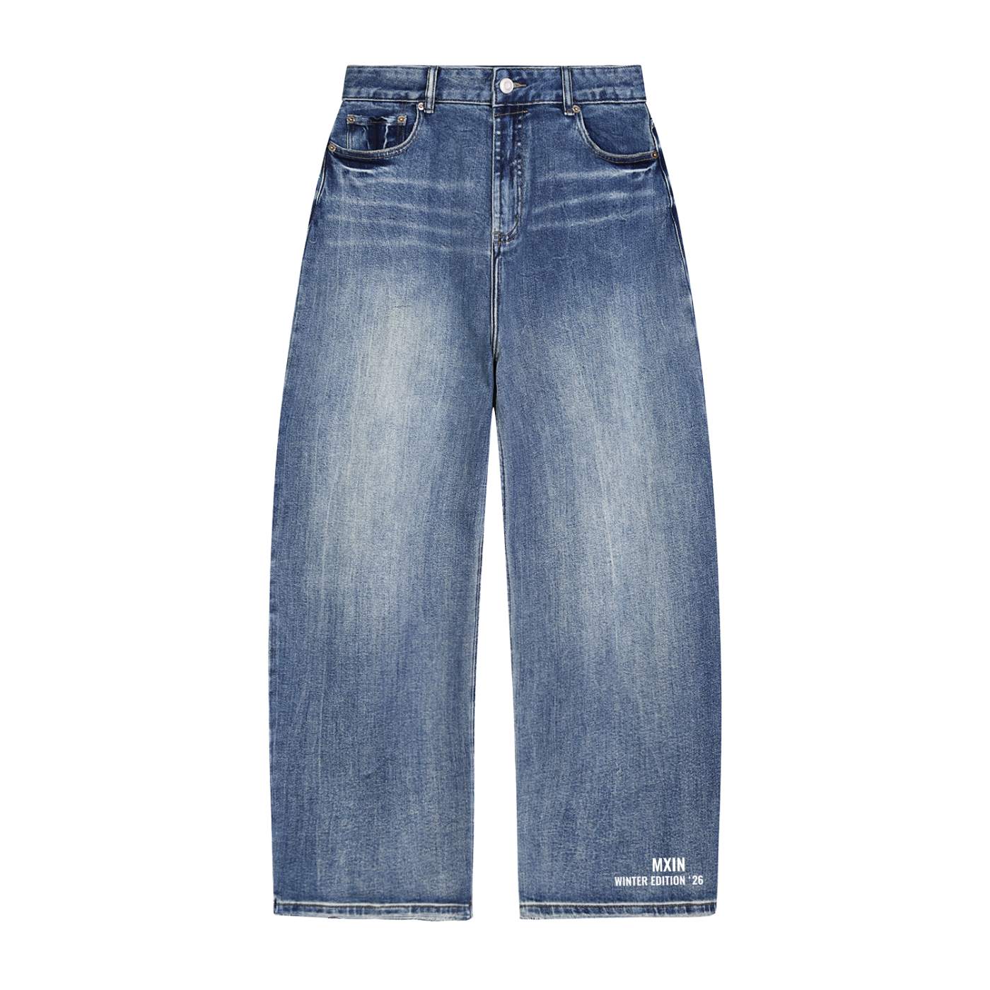 Sun Fade Heavyweight Denim Jeans