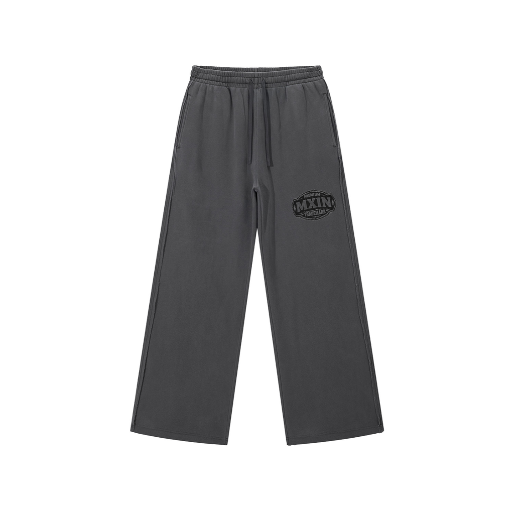 Snow Washed Raw Edge Sweatpants