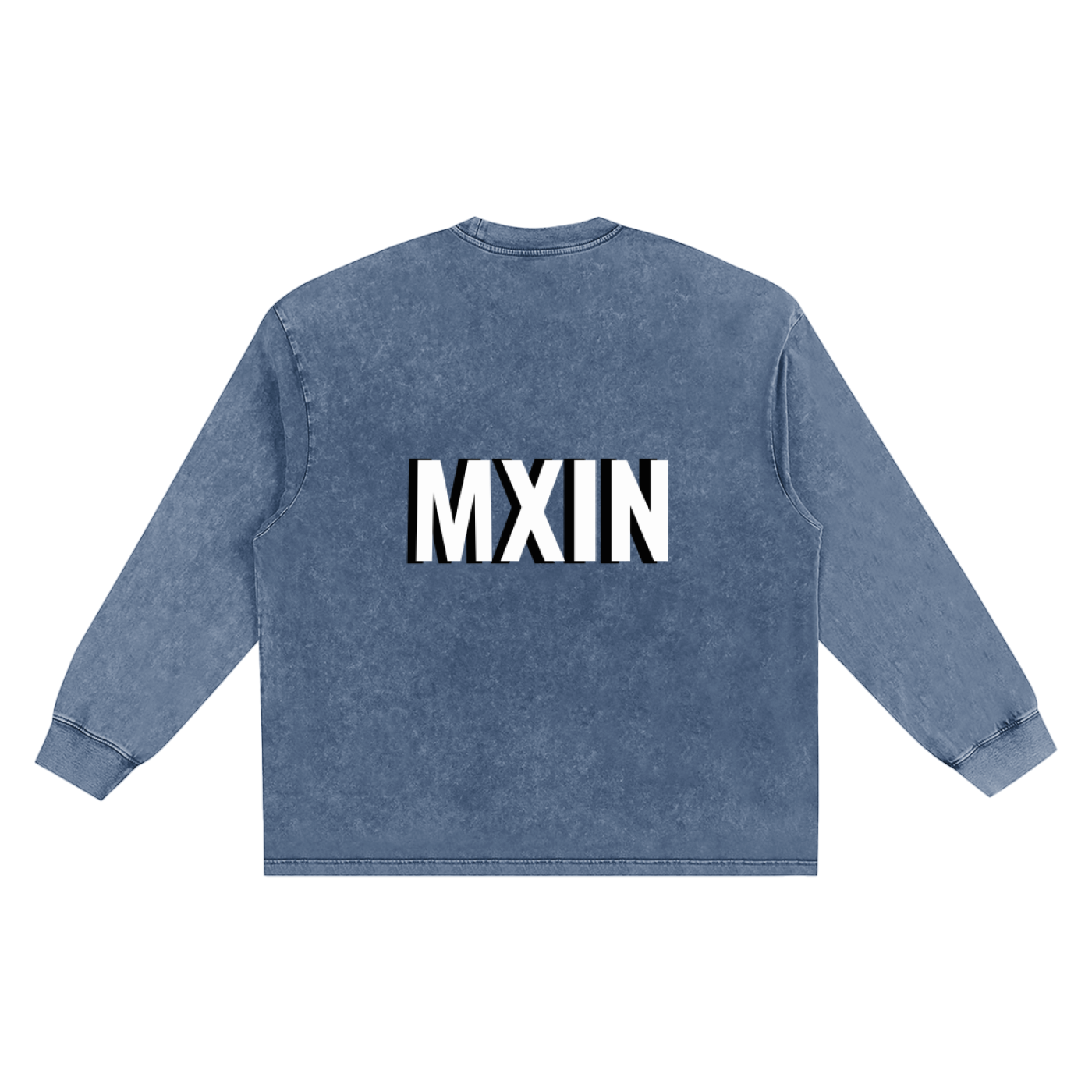 MXIN Winter Collection ‘26 
Snow Washed Frayed Edge T-Shirt