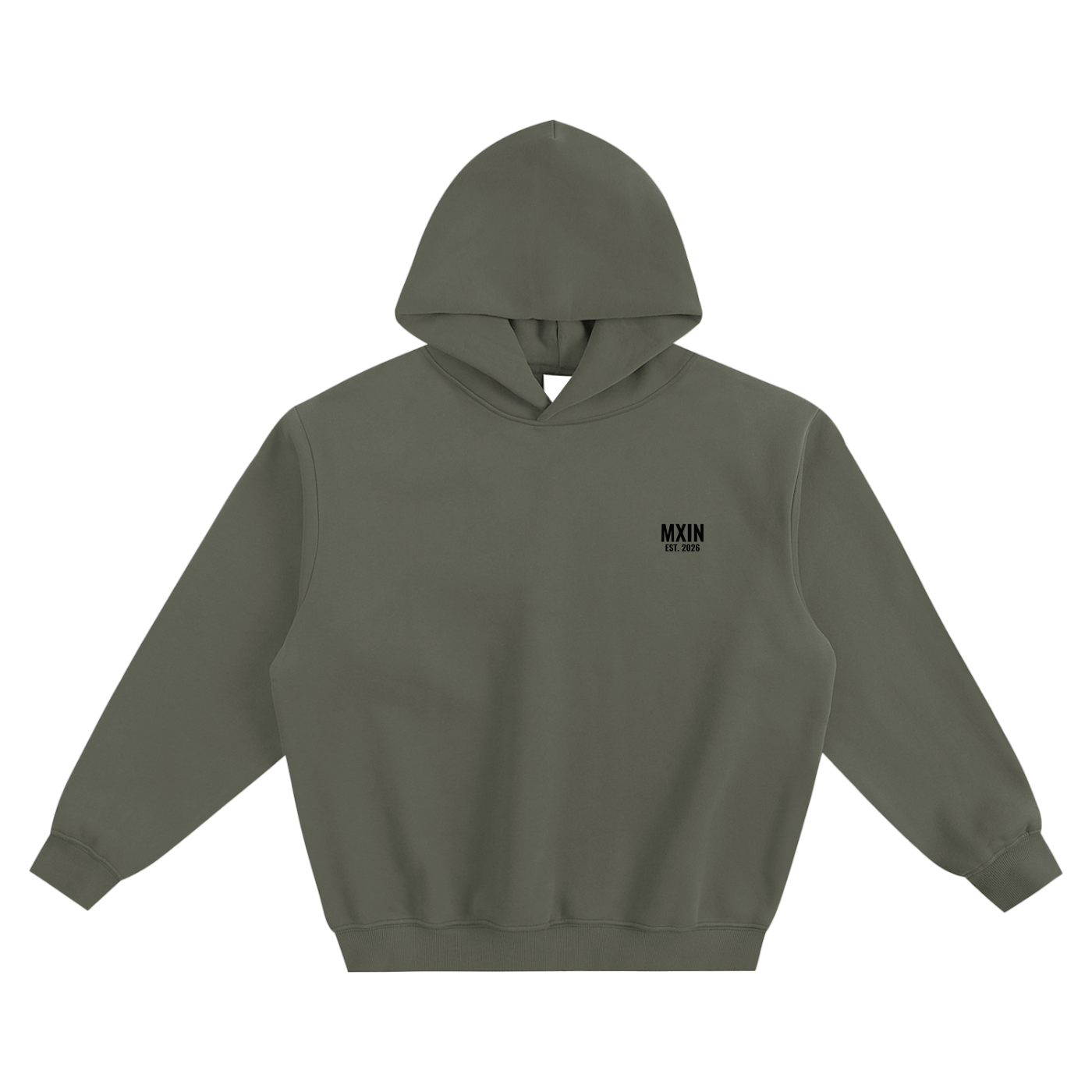 Fleeced Boxy Hoodie