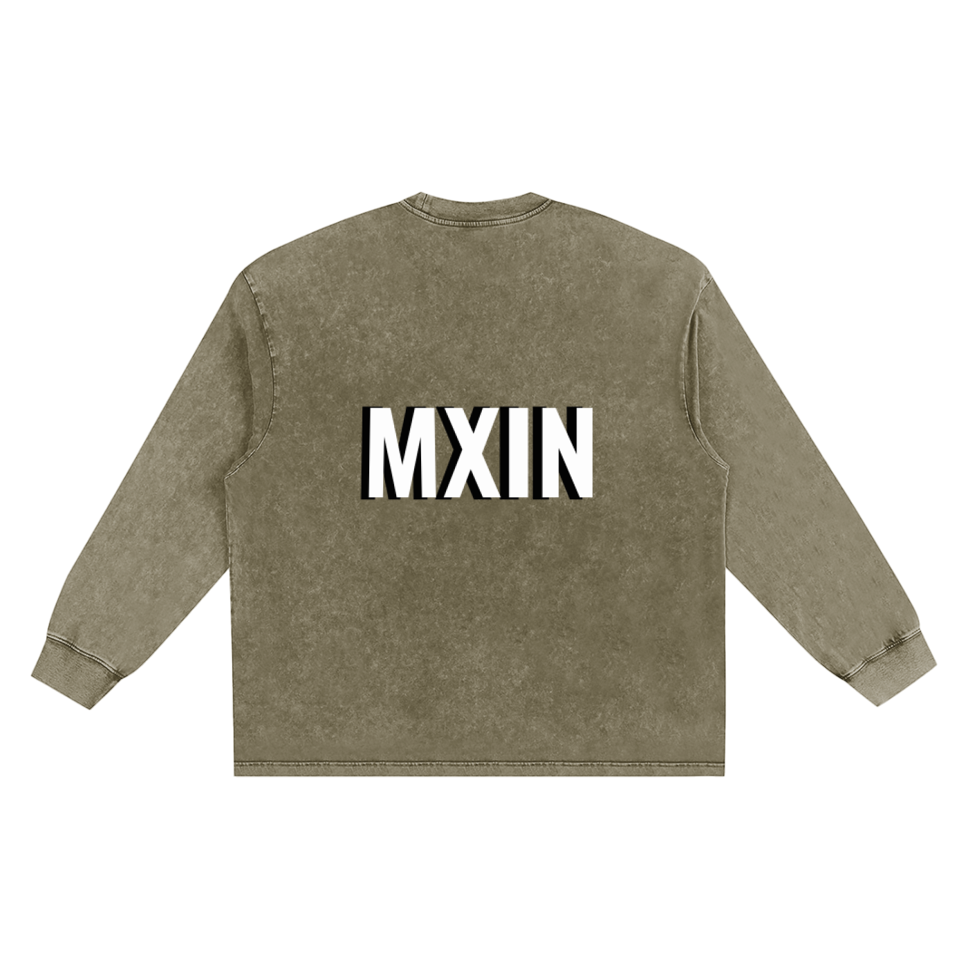 MXIN Winter Collection ‘26 
Snow Washed Frayed Edge T-Shirt