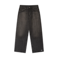 Vintage Wash Heavyweight Denim Jeans