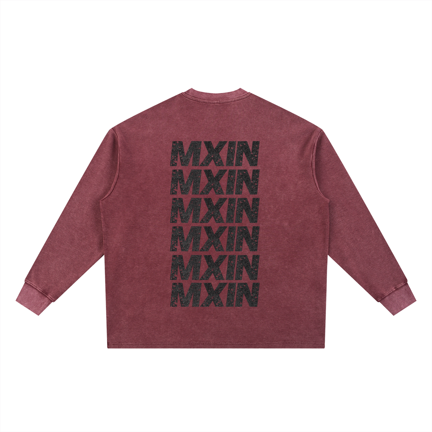 Mineral Wash Waffle Oversized T-Shirt