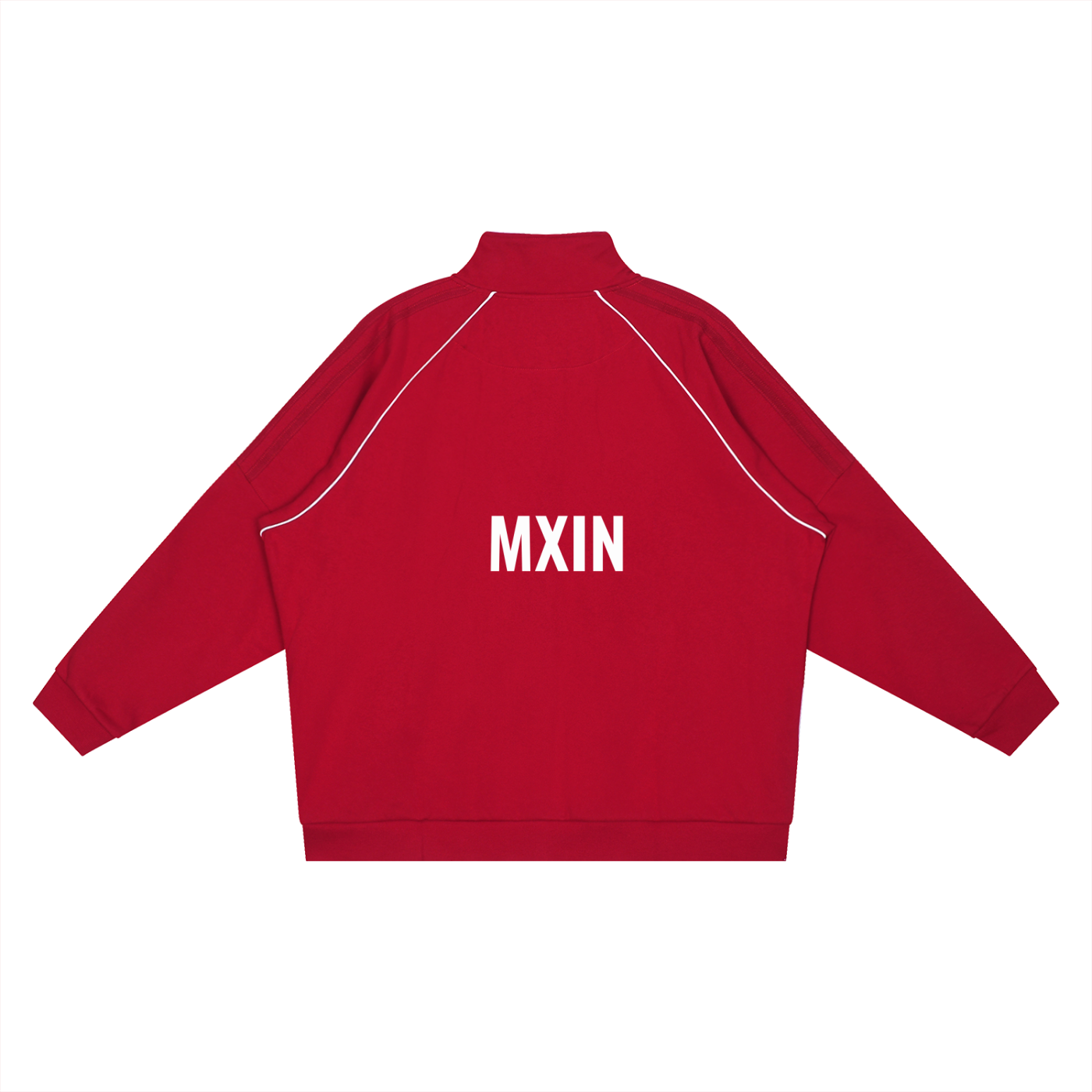 Reflection Striped Raglan Sleeve  Jacket