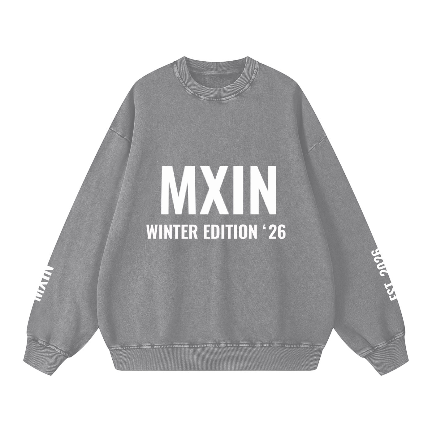 Snow Washed Oversized Sweatshirt