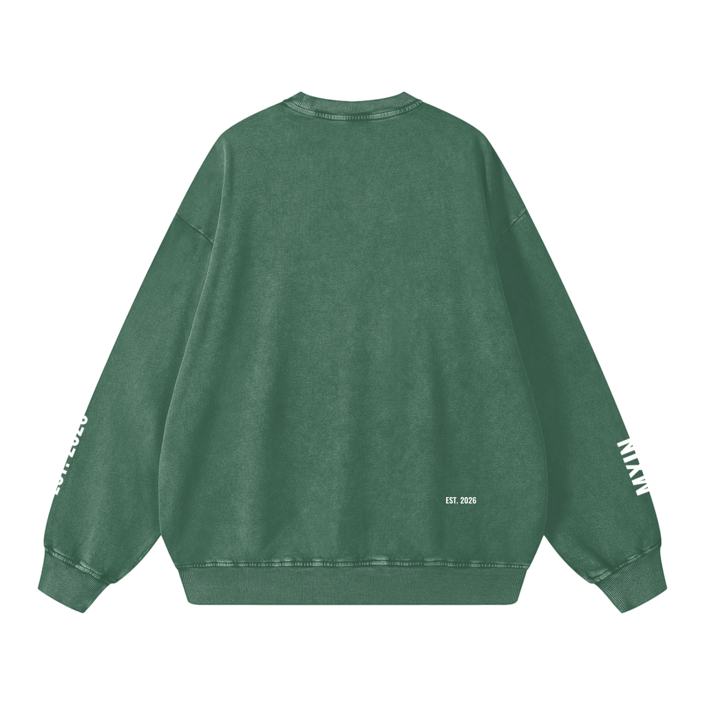 Snow Washed Oversized Sweatshirt