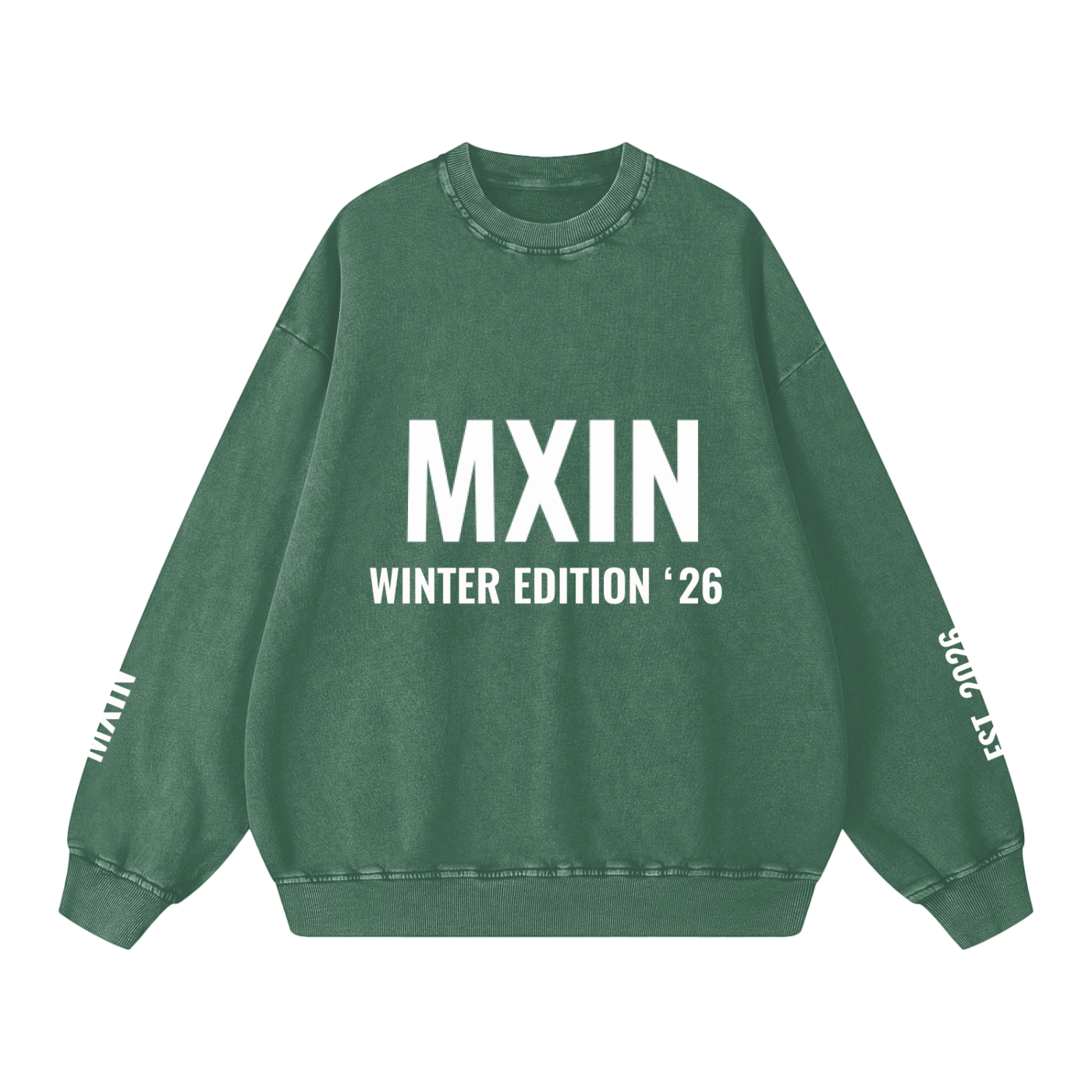 Snow Washed Oversized Sweatshirt