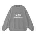 MXIN Winter Collection ‘26 
Snow Washed Oversized Sweatshirt