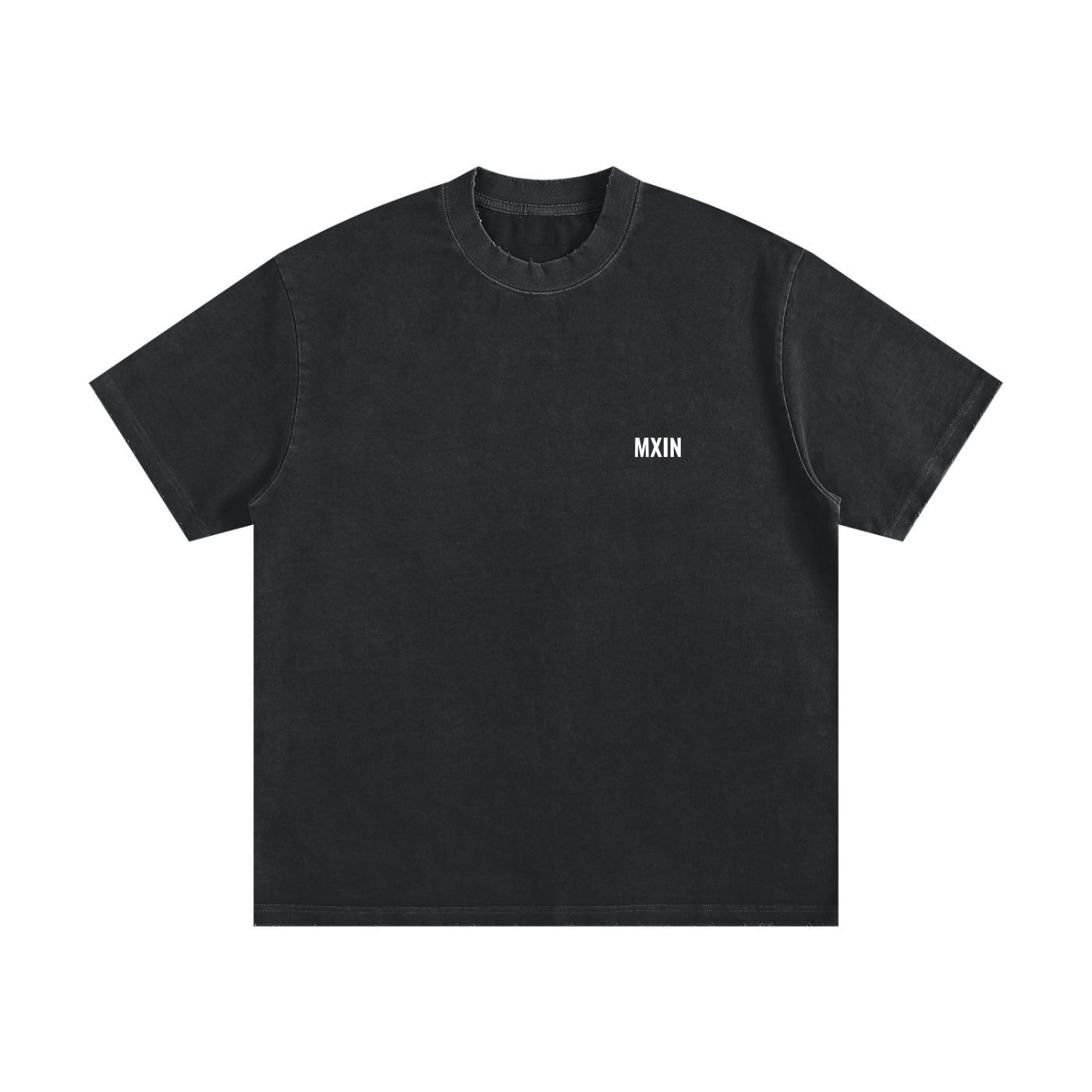 Heavyweight Vintage Washed Frayed T-Shirt