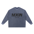Mineral Wash Waffle Oversized T-Shirt