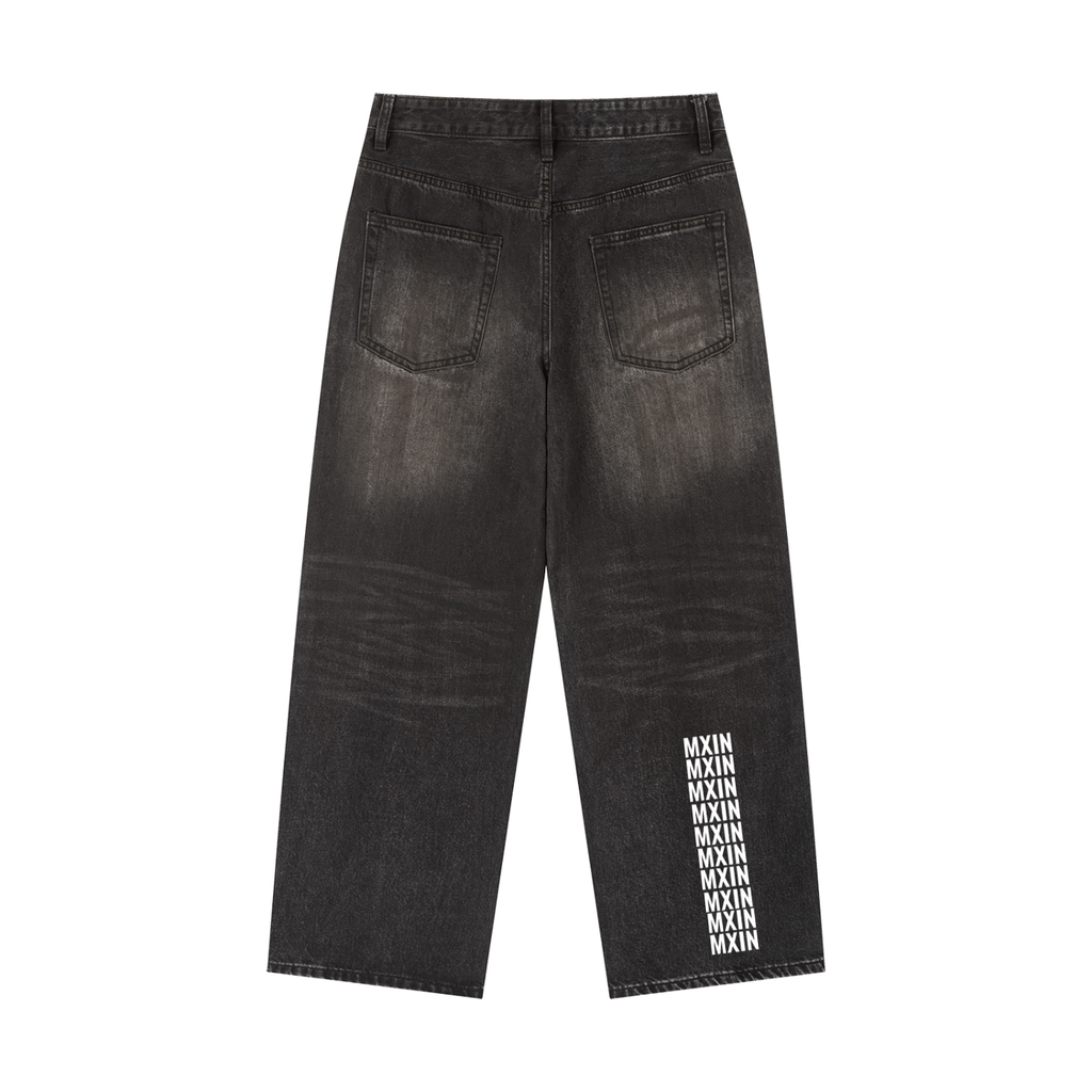 Vintage Wash Heavyweight Denim Jeans