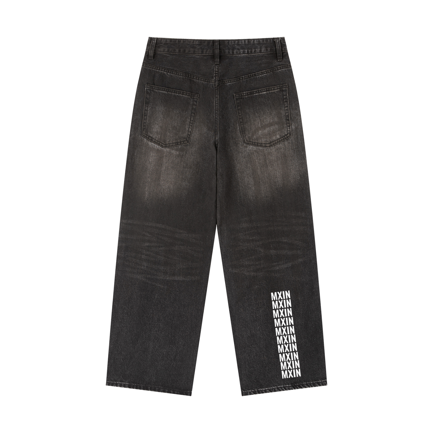 Vintage Wash Heavyweight Denim Jeans