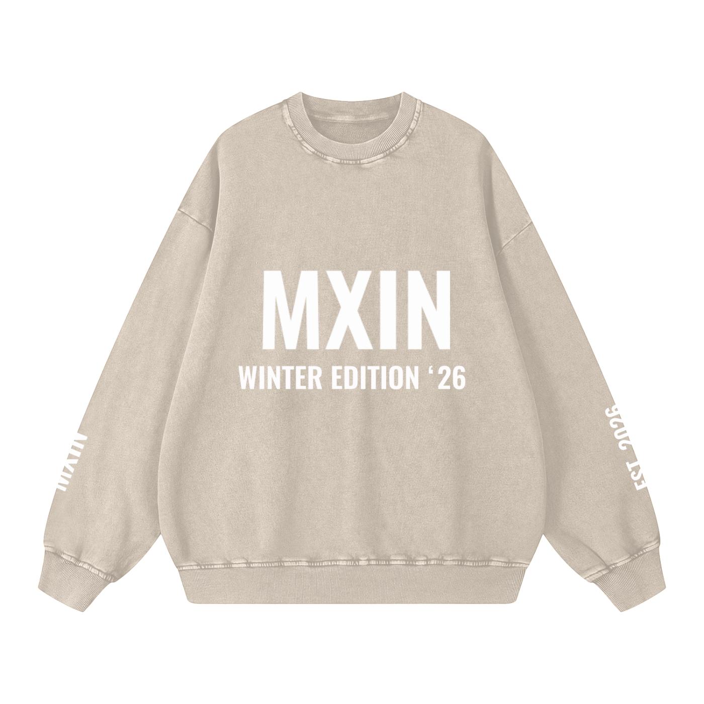 Snow Washed Oversized Sweatshirt